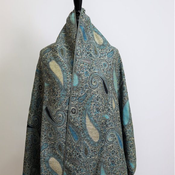 New Genuine 100% Pashmina Wrap - Picture 1 of 7